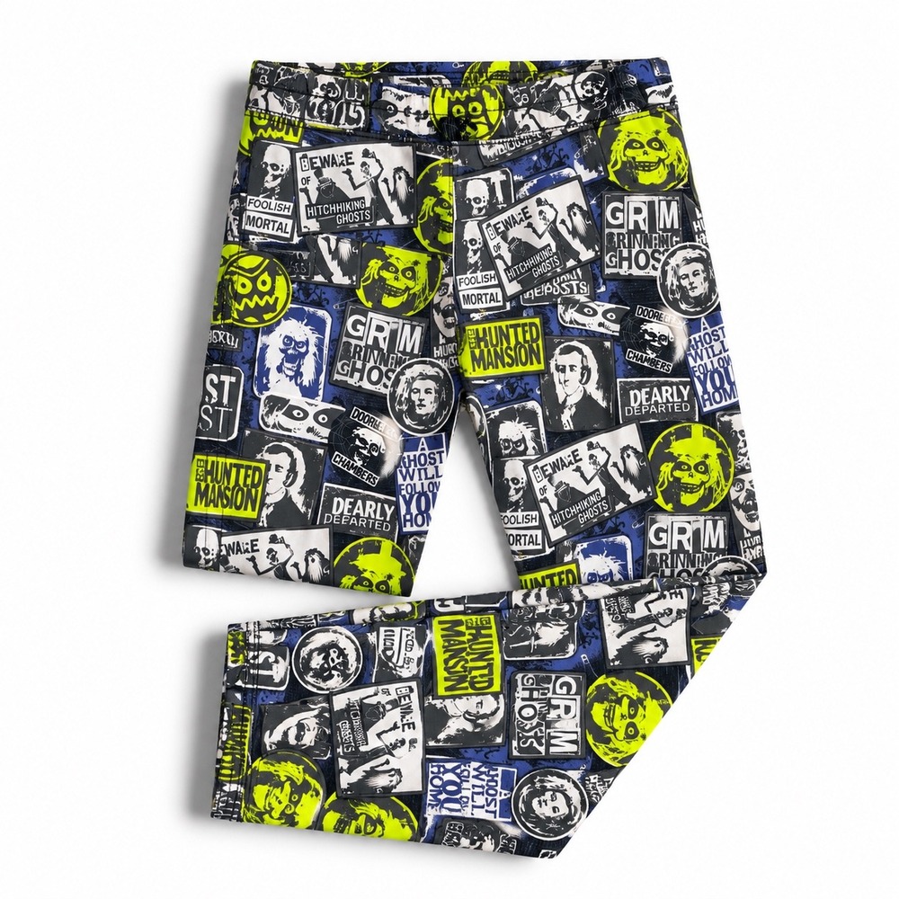 Disney Parks Haunted Mansion Leggings Women's S Ghosts Capri Halloween